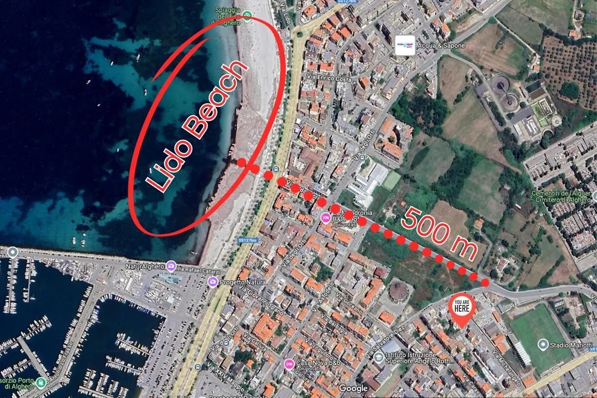 Apartamento Relax Moderno A 500M Dal Mare - Casa Margo II Alguer 0*,